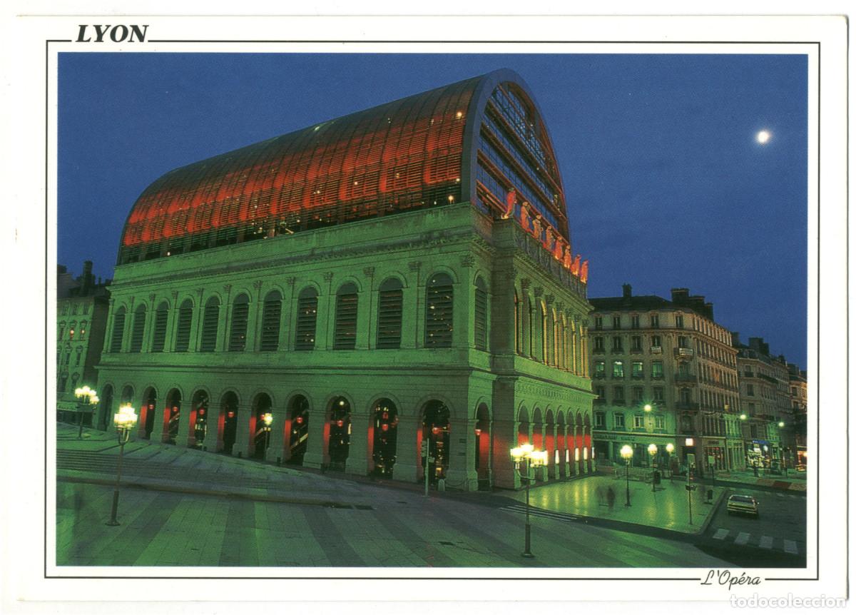 Postales: LYON_Op&eacute;ra renov&eacute; par Jean Nouvel_Cellard / Teatros Francia