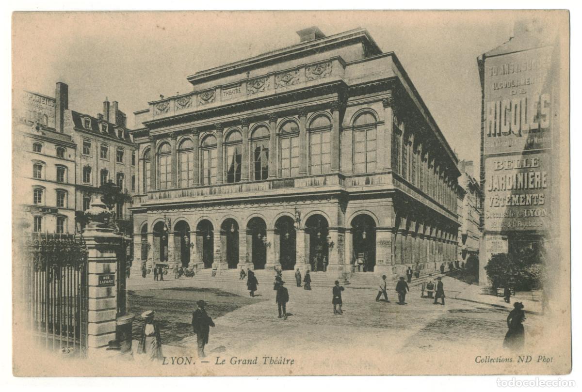Postales: LYON_Th&eacute;&acirc;tre_N D 25 / Teatros Francia