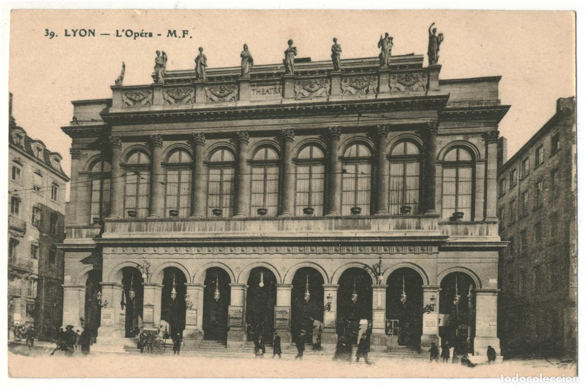 Postales: LYON_Op&eacute;ra_M.F. 39 / Teatros Francia