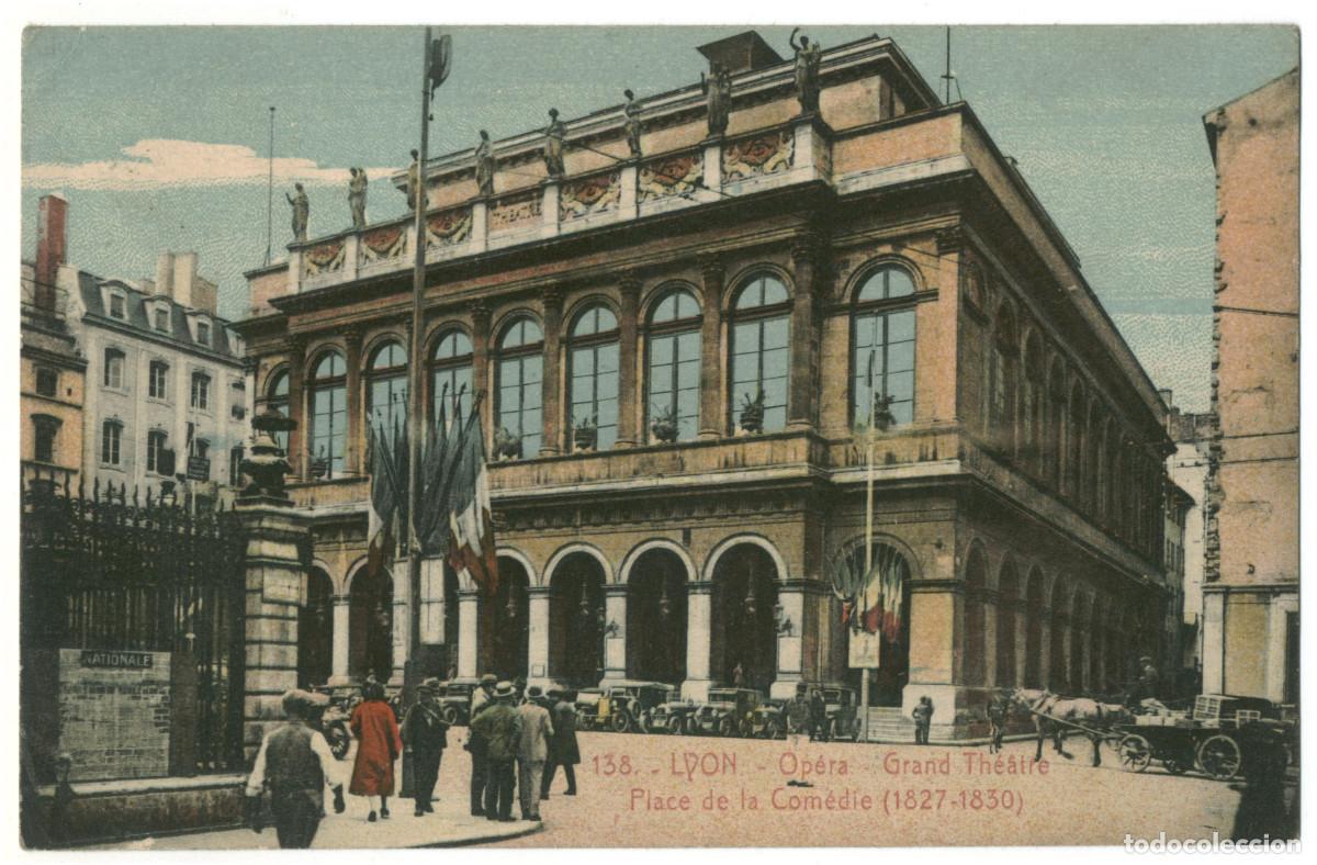 Postales: LYON_Grand Th&eacute;&acirc;tre_La Cigogne 138 / Teatros Francia