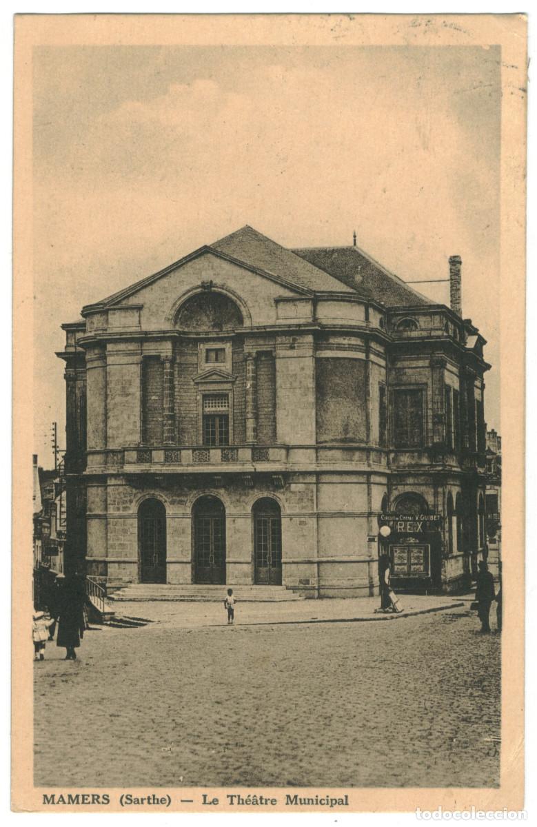Postales: MAMERS_Th&eacute;&acirc;tre Municipal_A. Richepin / Teatros Francia