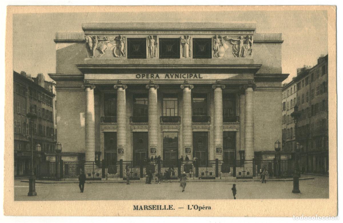 Postales: MARSEILLE_Op&eacute;ra / Teatros Francia