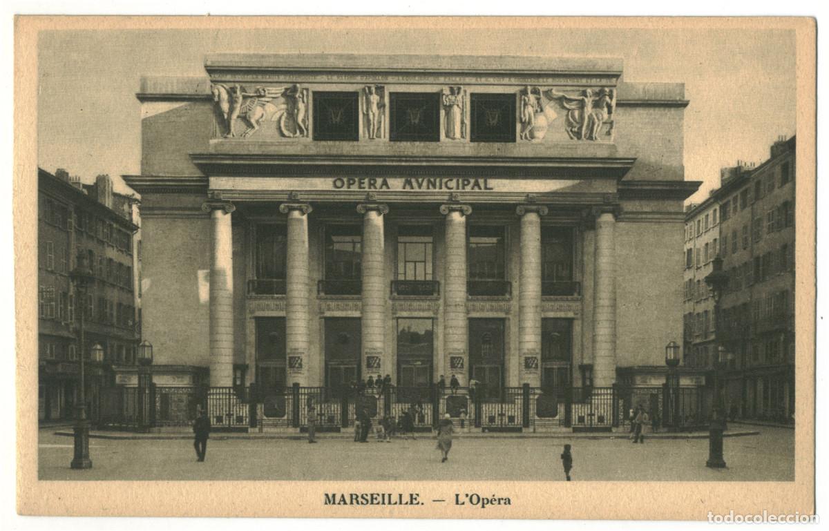 Postales: MARSEILLE_Op&eacute;ra / Teatros Francia