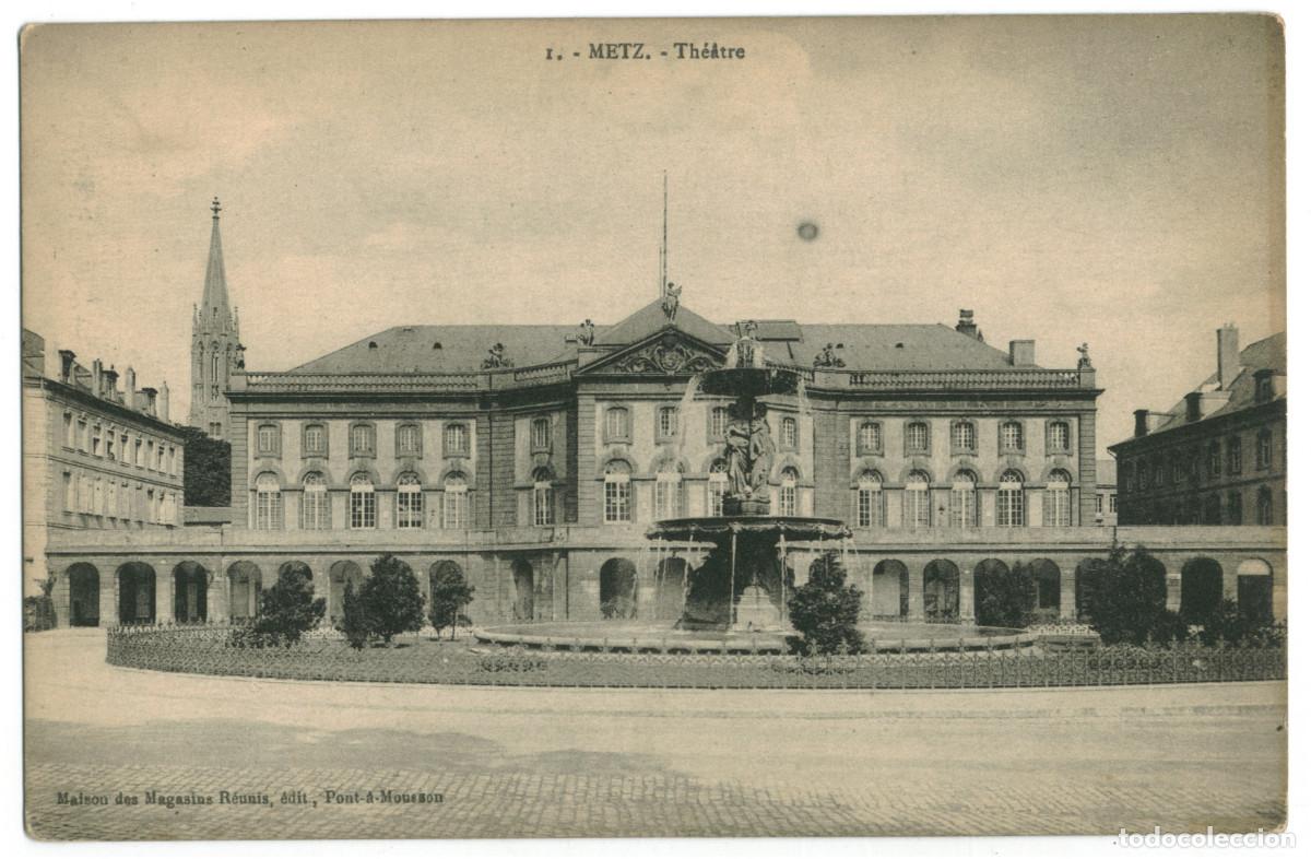 Postales: METZ_Th&eacute;&acirc;tre_La Cigogne 10158 C / Teatros Francia