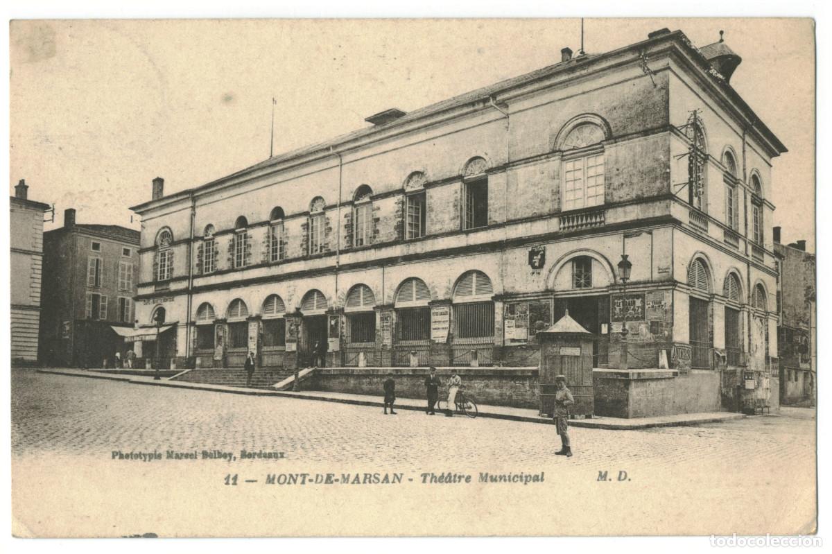 Postales: MONT-de-MARSAN_Th&eacute;&acirc;tre Municipal_Marcel Dulboy et M.D. 11 / Teatros Francia