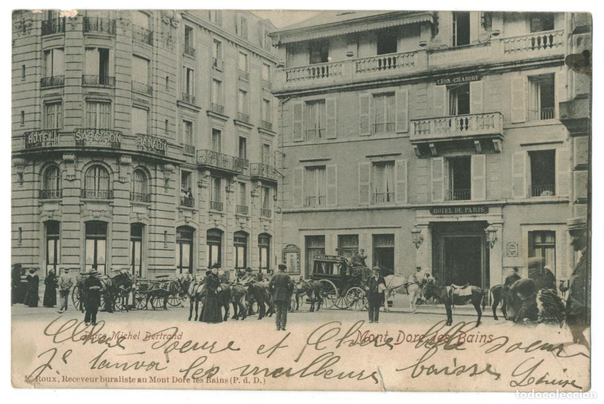 Postales: MONT DOR&Eacute;-les-BAINS_Casino et Th&eacute;&acirc;tre_E. Roux / Teatros Francia