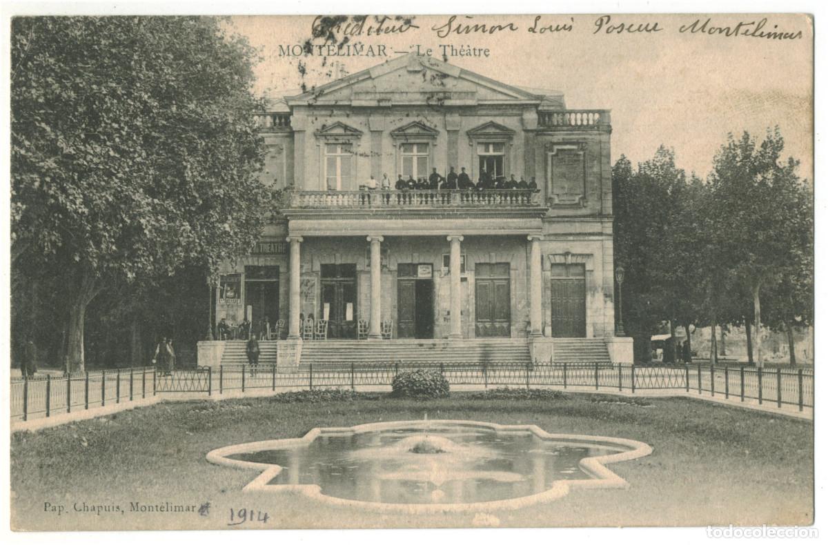 Postales: MONT&Eacute;LIMAR_Th&eacute;&acirc;tre_Chapuis / Teatros Francia