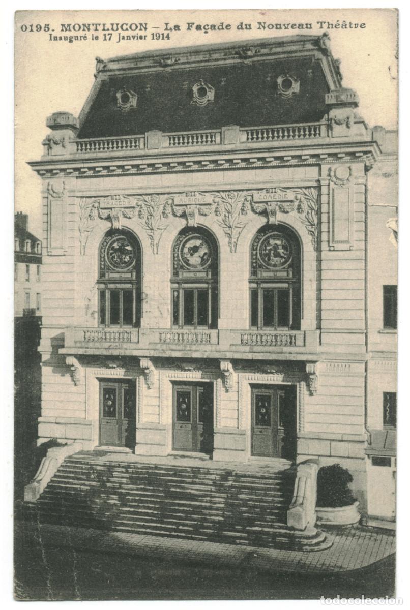 Postales: MONTLU&Ccedil;ON_Th&eacute;&acirc;tre_G, Chaumont 195 / Teatros Francia