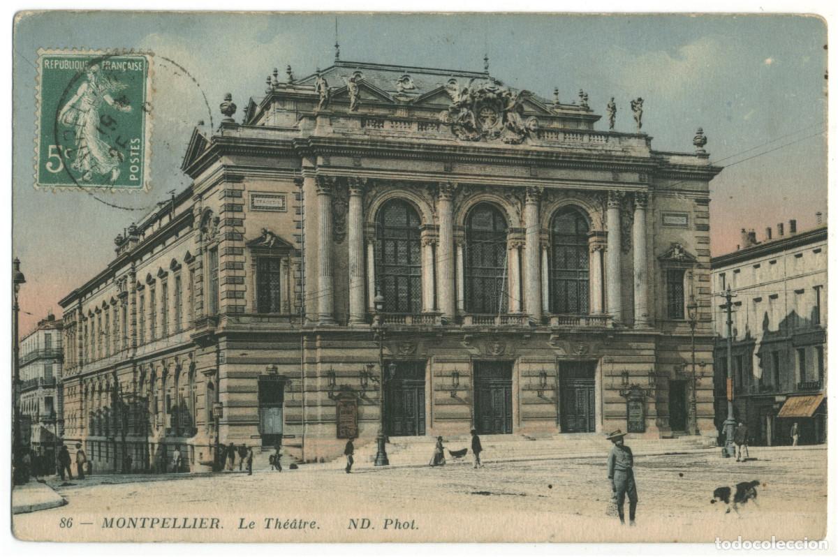 Postales: MONTPELLIER_Th&eacute;&acirc;tre_ND 86 / Teatros Francia