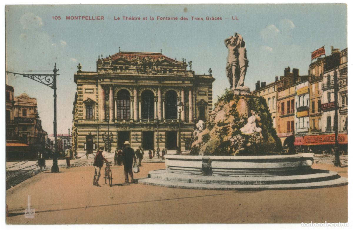 Postales: MONTPELLIER_Th&eacute;&acirc;tre_L&eacute;vy et Neurdein 105 / Teatros Francia