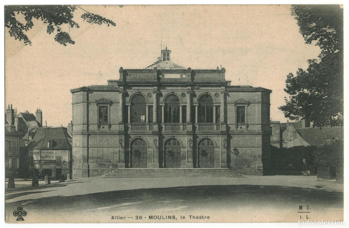 Postales: MOULINS_Th&eacute;&acirc;tre_CCC&C 36 / Teatros Francia