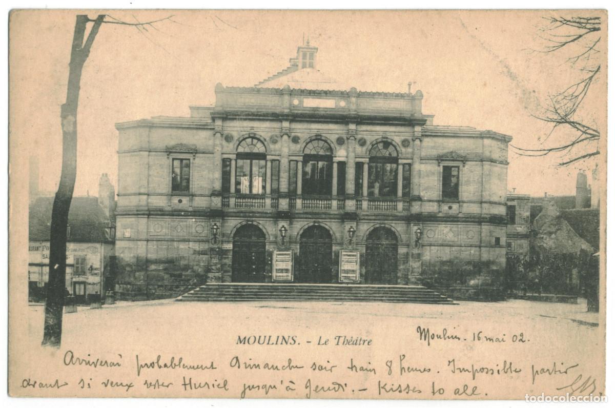 Postales: MOULINS_Th&eacute;&acirc;tre / Teatros Francia