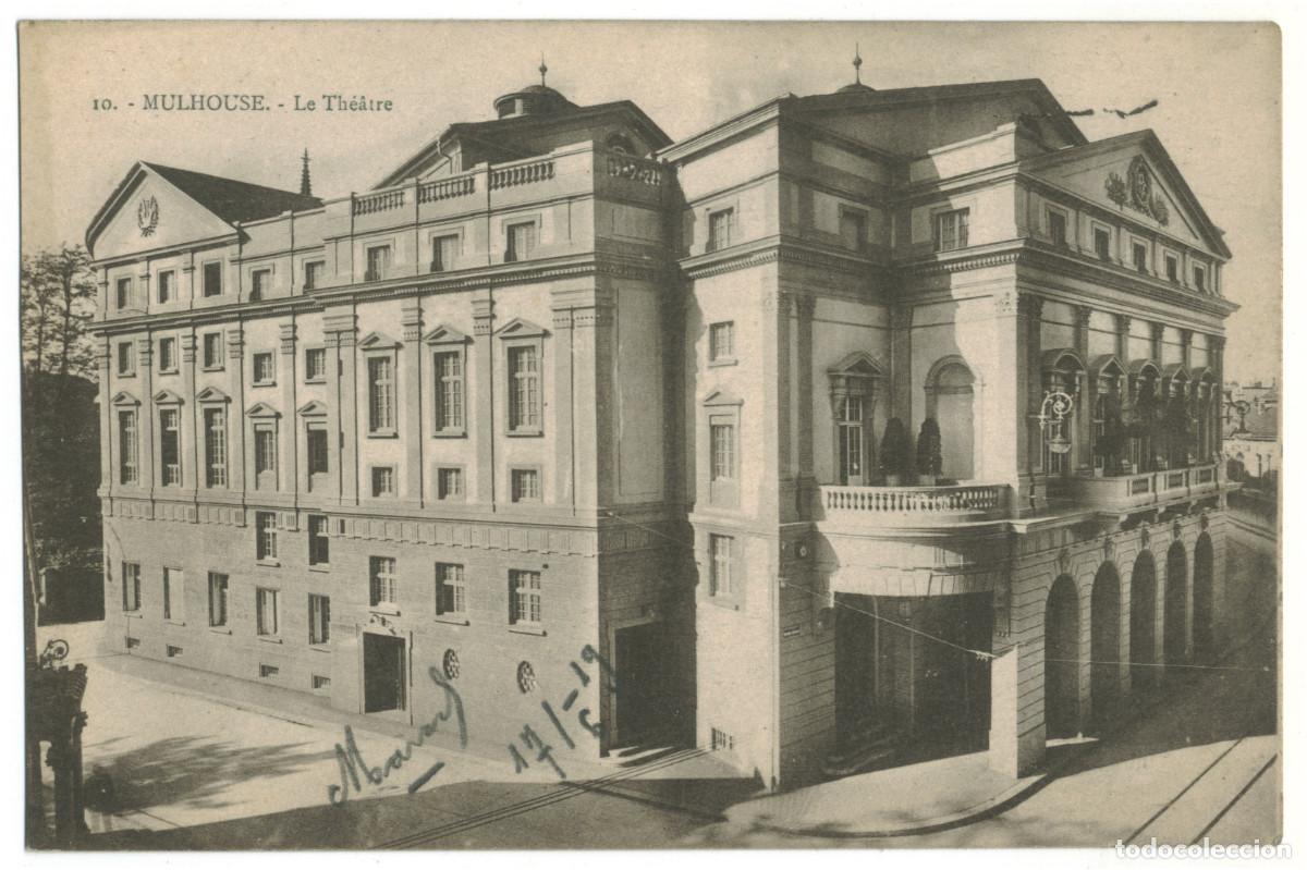 Postales: MULHOUSE_Th&eacute;&acirc;tre_Ch. Bergeret 10 / Teatros Francia