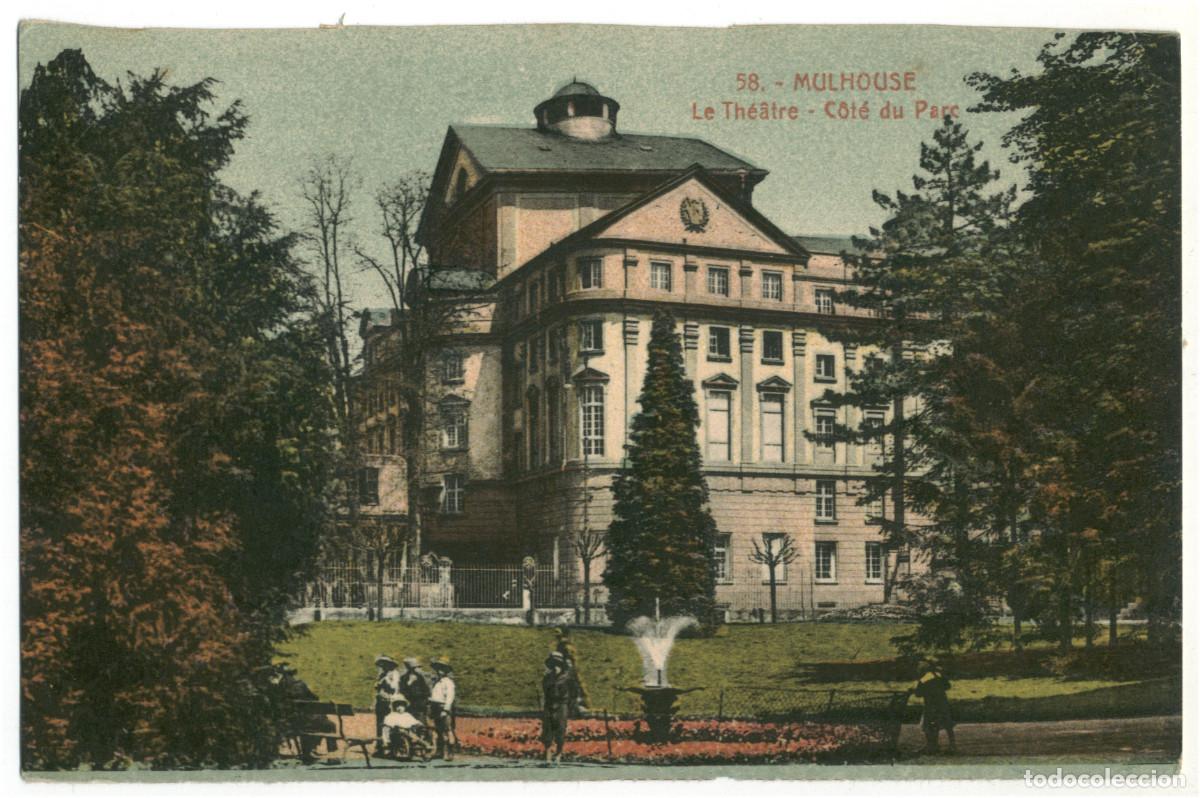 Postales: MULHOUSE_Th&eacute;&acirc;tre_la Cigogne 58 / Teatros Francia