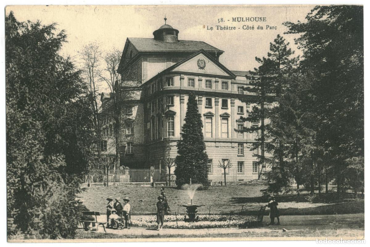 Postales: MULHOUSE_Th&eacute;&acirc;tre_La Cigogne 58 / Teatros Francia