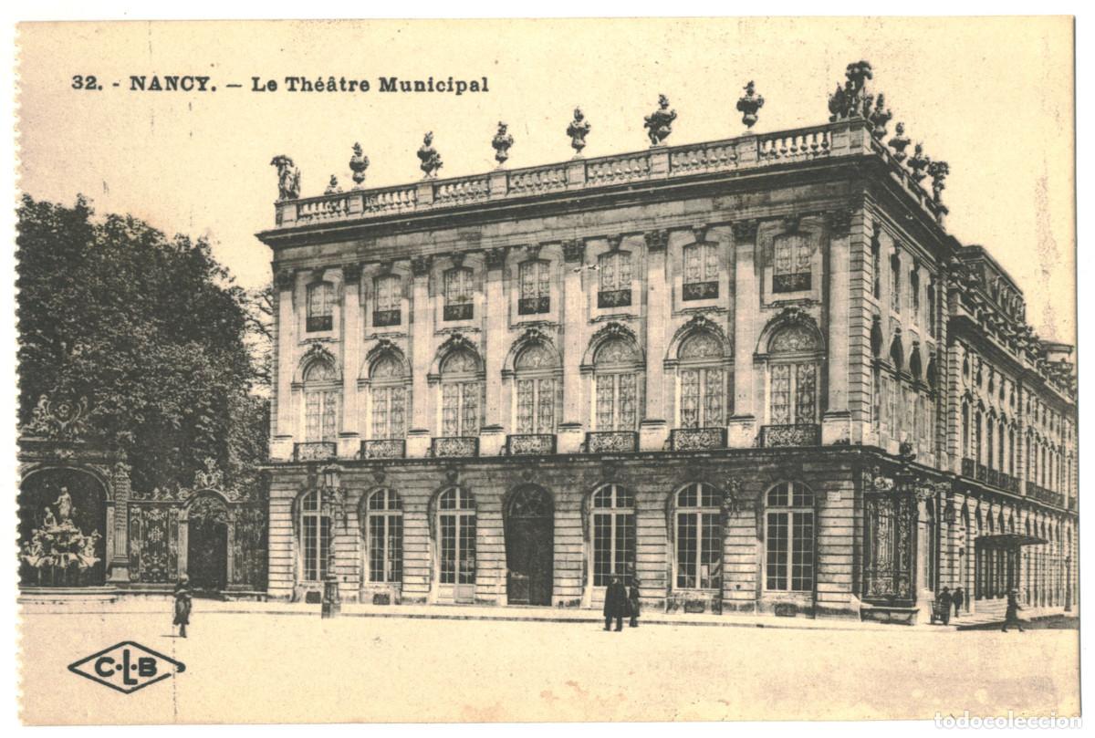 Postales: NANCY_Th&eacute;&acirc;tre Municipal_C. Lardier 32 / Teatros Francia