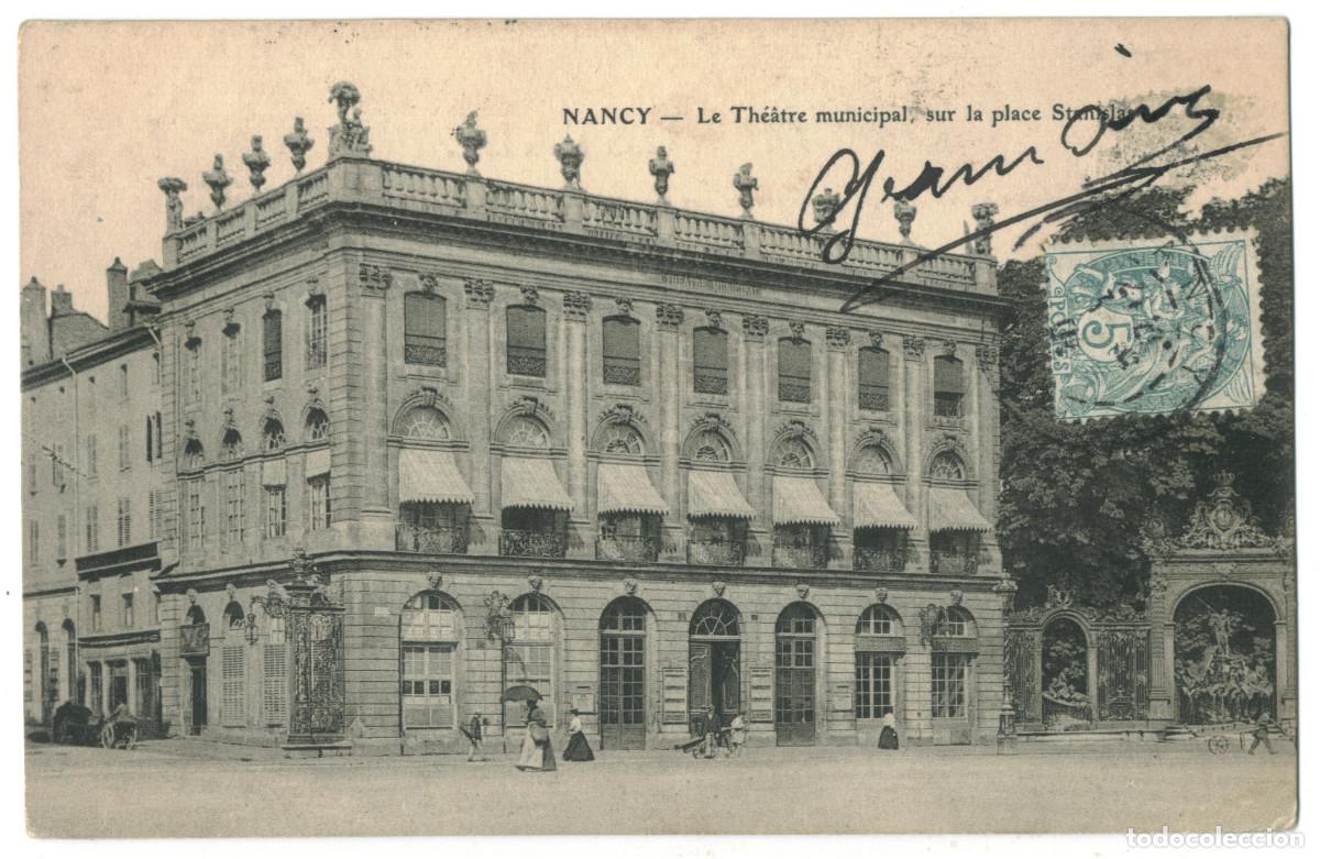 Postales: NANCY_Th&eacute;&acirc;tre Municipal_Sin datos / Teatros Francia