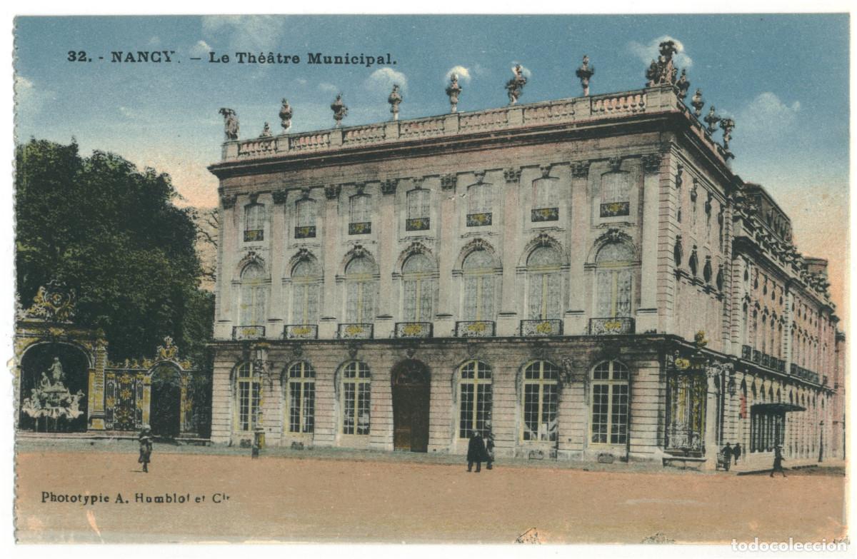 Postales: NANCY_Th&eacute;&acirc;tre Municipal_A. Humblot 32 / Teatros Francia