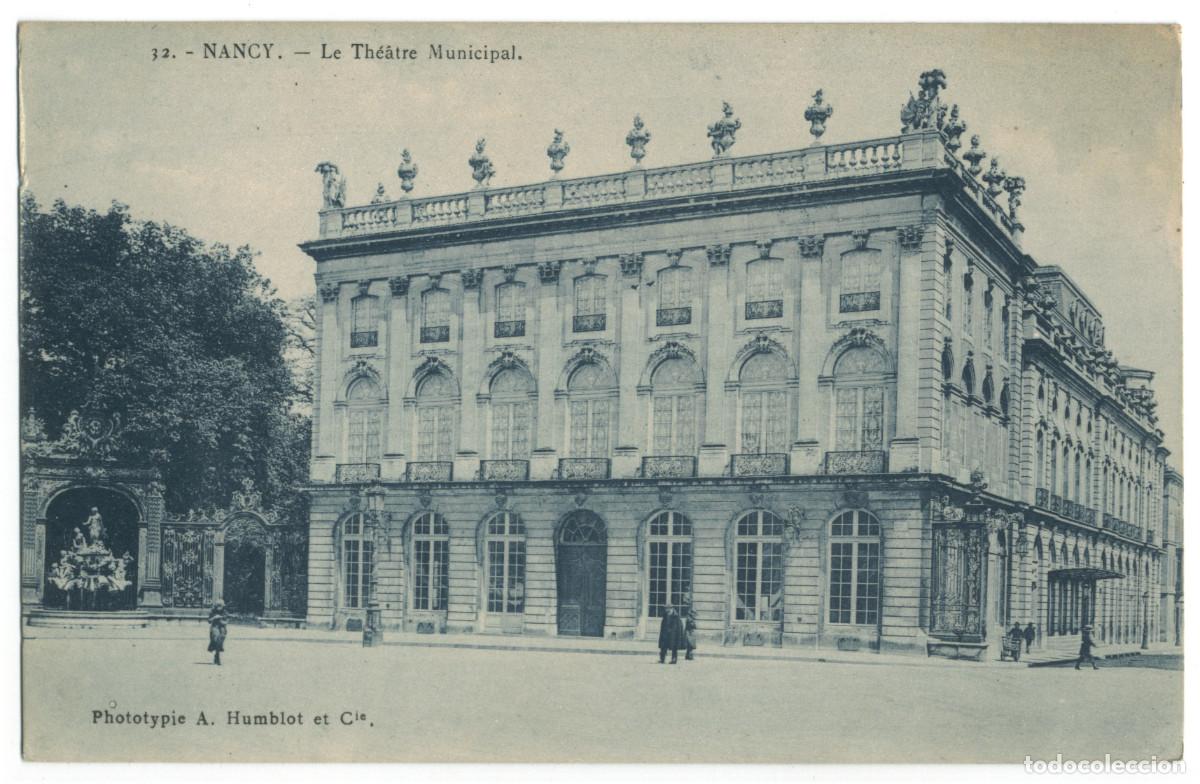 Postales: NANCY_Th&eacute;&acirc;tre Municipal_A. Humblot 32 / Teatros Francia
