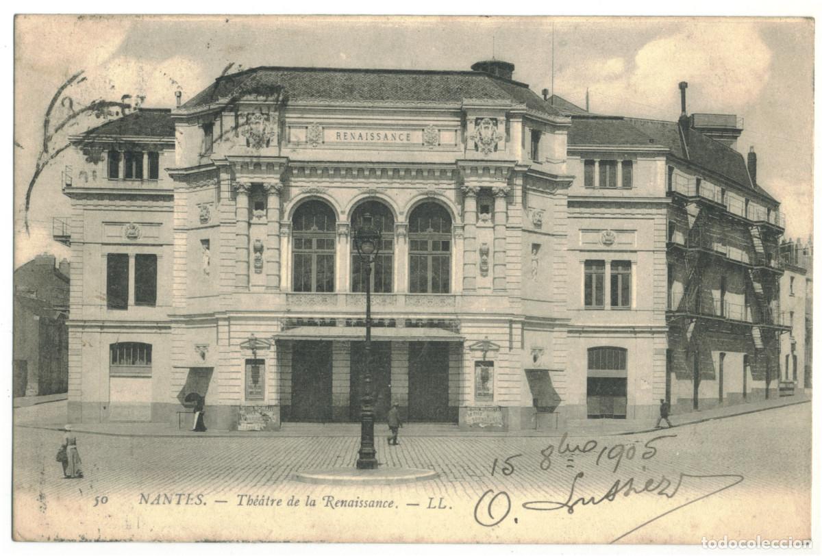 Postales: NANTES_Th&eacute;&acirc;tre de la Renaissance_LL. 50 / Teatros Francia