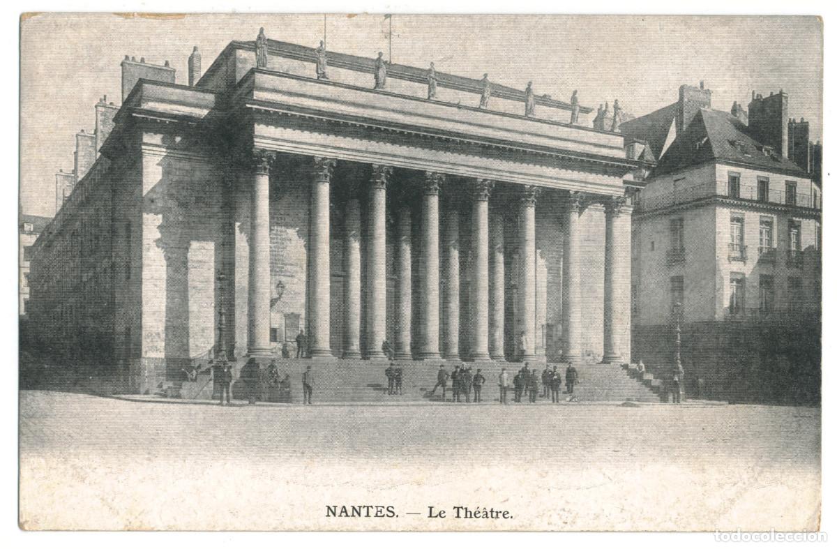 Postales: NANTES_Th&eacute;&acirc;tre_Sin datos / Teatros Francia