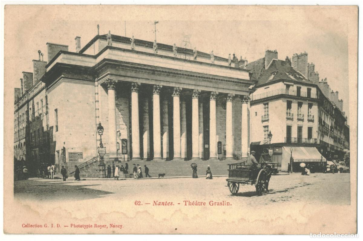 Postales: NANTES_Th&eacute;&acirc;tre Graslin_Royer 62 / Teatros Francia