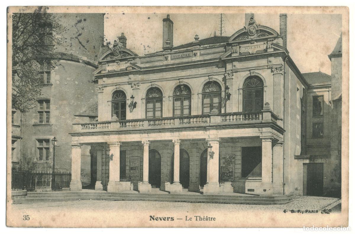 Postales: NEVERS_Th&eacute;&acirc;tre_B.F. 35 / Teatros Francia