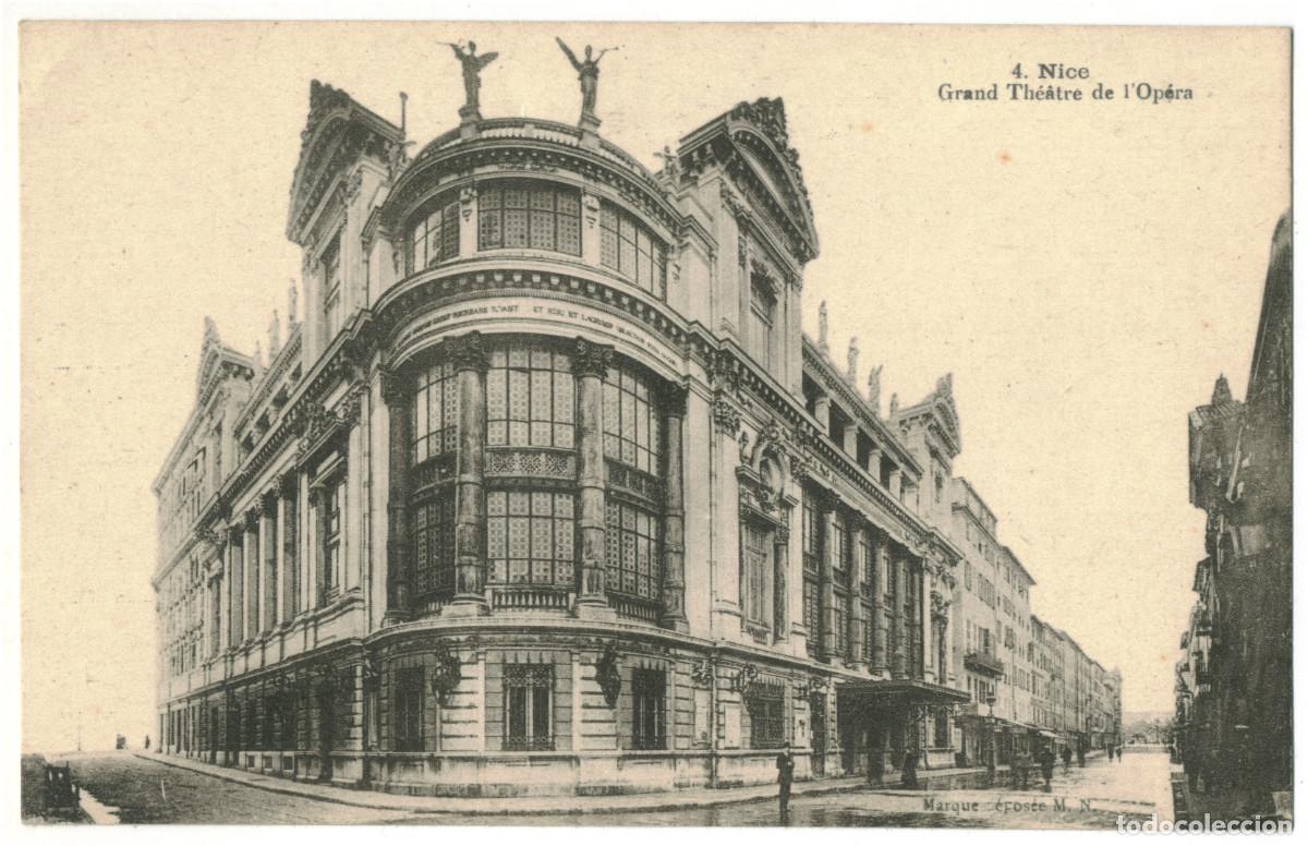Postales: NICE_Grand Th&eacute;&acirc;tre de l'Op&eacute;ra_M.N. 4 / Teatros Francia
