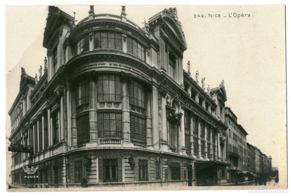 Postales: NICE_Op&eacute;ra_Munier 243 / Teatros Francia