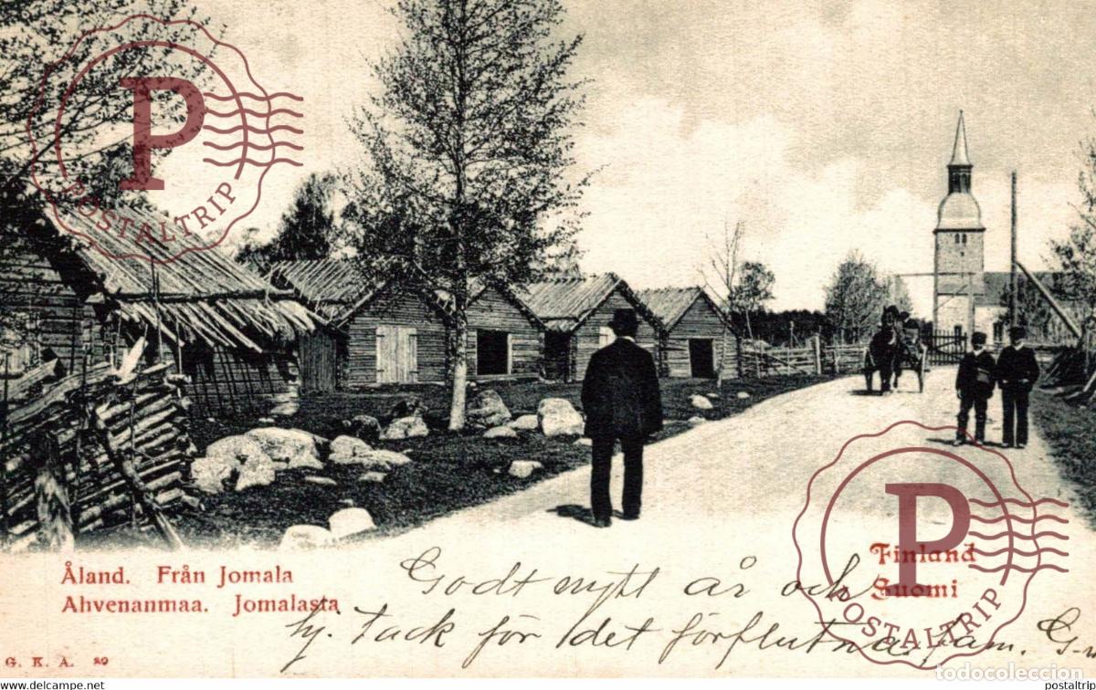 Postales: ALAND FRAN JOMALA AHVENANMAA JOMALASTRA SUOMI FINLANDE FINLANDIA FINLAND