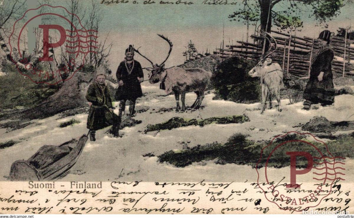 Postales: SUOMI FINLAND CRACK LEFT UPPER CORNER SEE SCAN FINLANDE FINLANDIA FINLAND