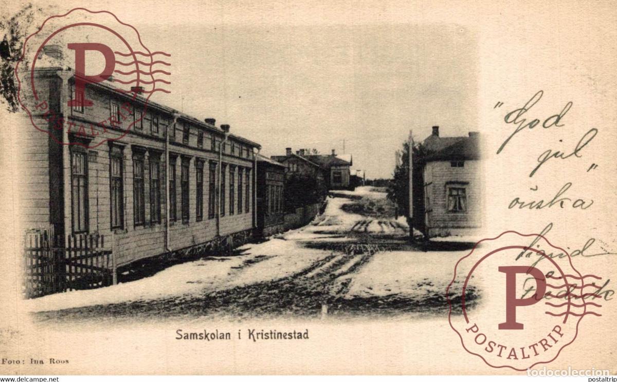 Postales: SAMSKOLAN I KRISTINESTAD FINLANDE FINLANDIA FINLAND