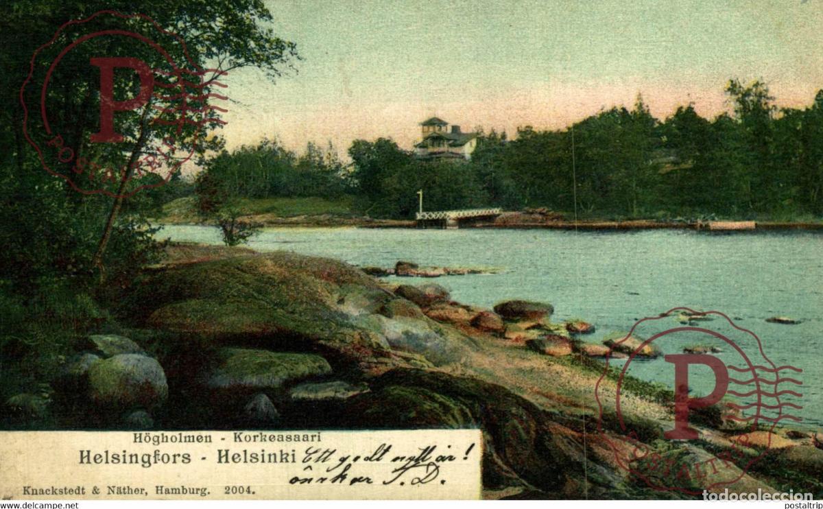 Postales: HOGHOLMEN KORKEASAARI HELSINGFORS HELSINKI FINLANDE FINLANDIA FINLAND