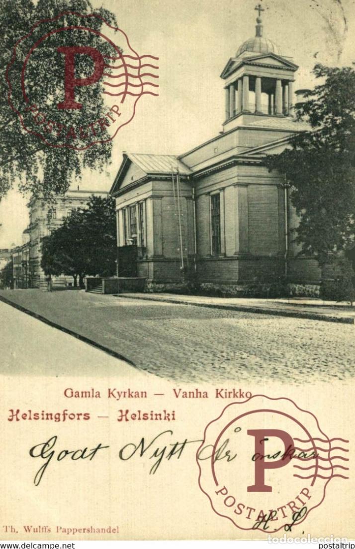 Postales: VANHA KIRKKO HELSINGFORS HELSINKI GAMLA KYRKAN FINLANDE FINLANDIA FINLAND SUOMI