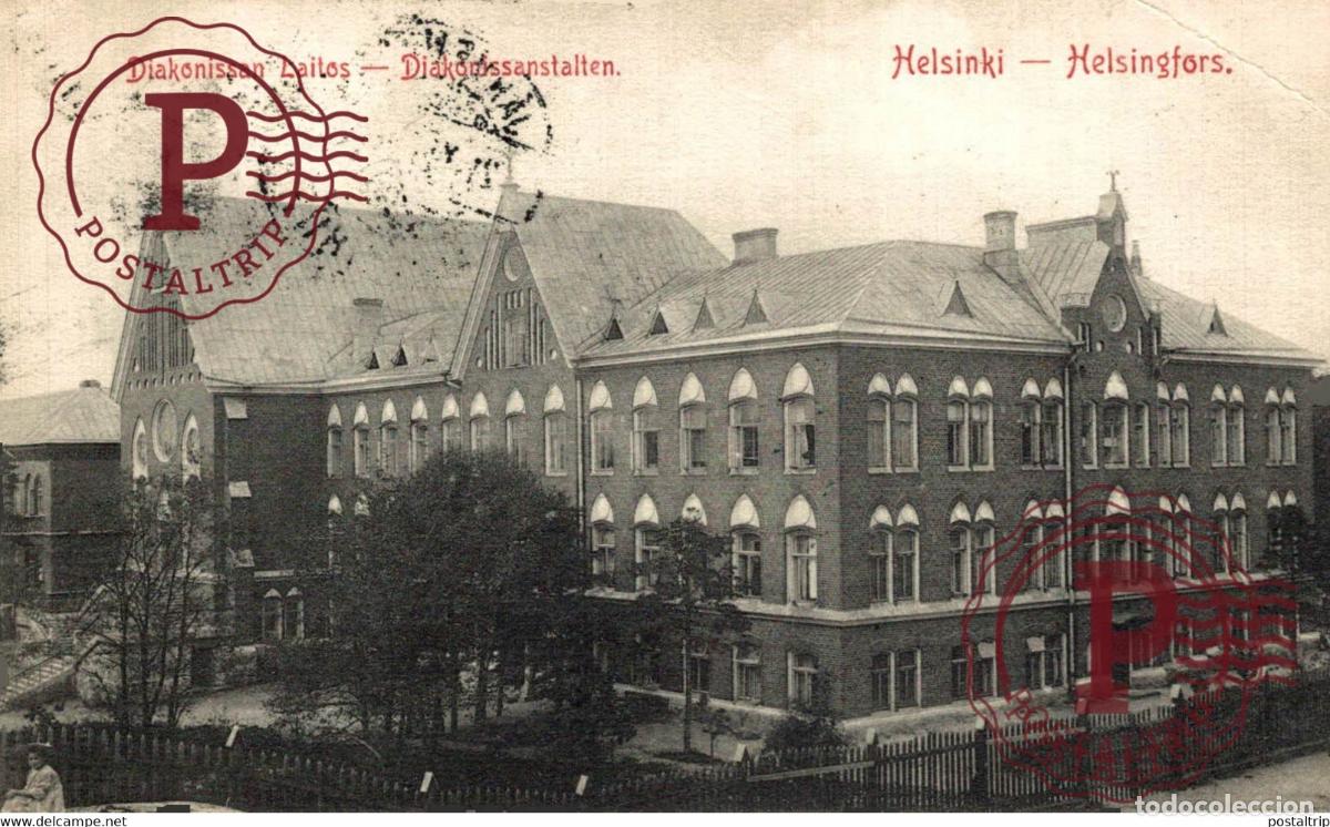 Postkarten: DIAKONISSAN LAITOS Helsinki, Diakonissanstalten FINLANDE FINLANDIA FINLAND SUOMI