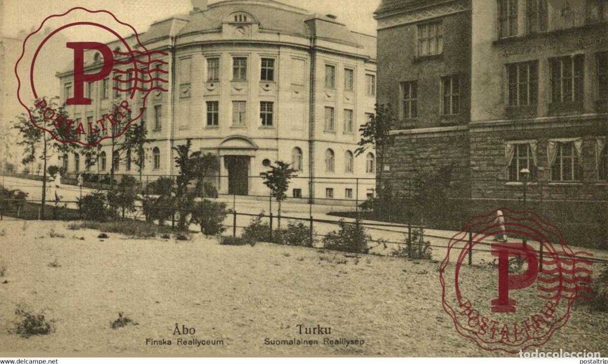 Postales: ABO TURKU FINSKA REALLYCEUM SUOMALAINEN REALILYSEO FINLANDE FINLANDIA FINLAND SUOMI
