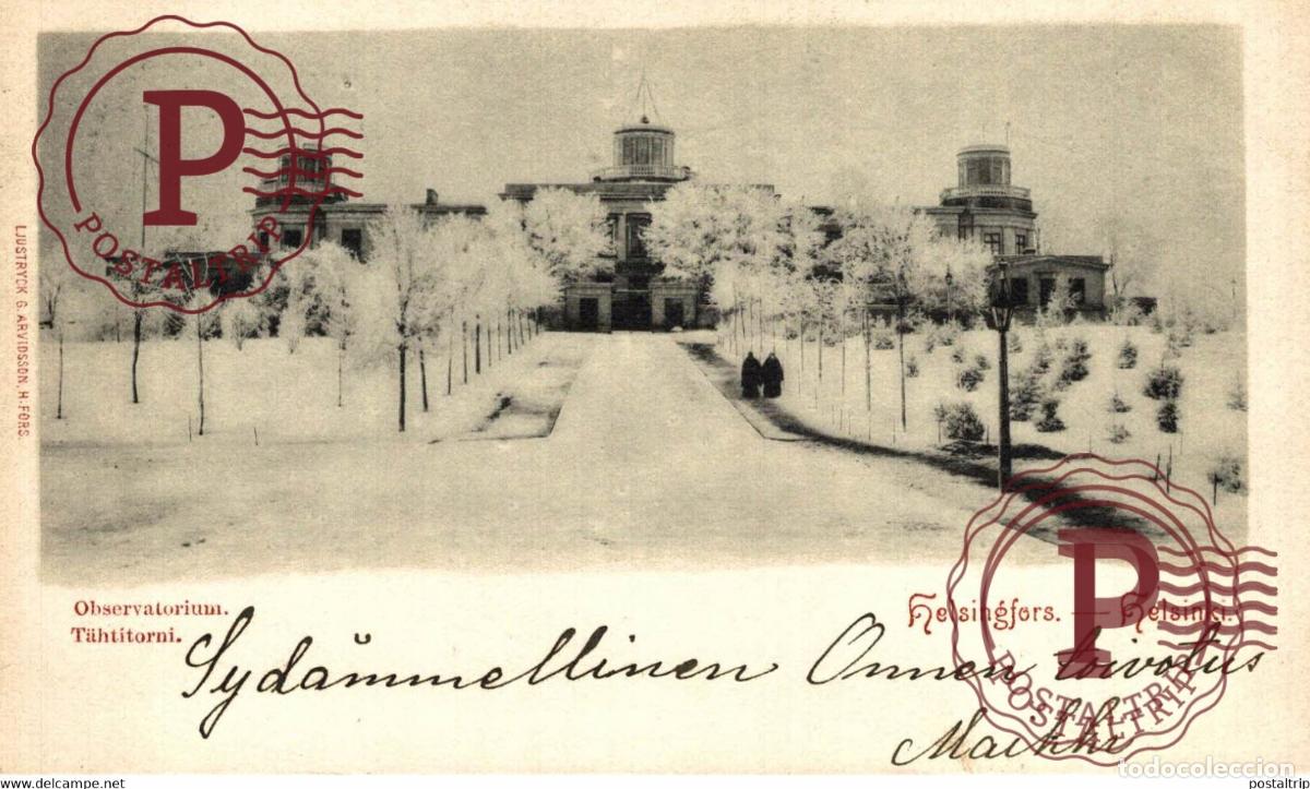Postales: Helsinki Observatorium T&auml;htitorni FINLANDE FINLANDIA FINLAND SUOMI