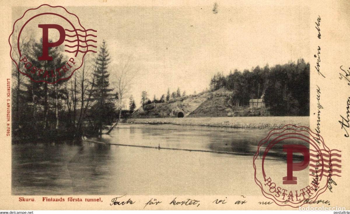 Postales: SKURU INLANDS FORSTA TUNNEL FINLANDE FINLANDIA FINLAND SUOMI