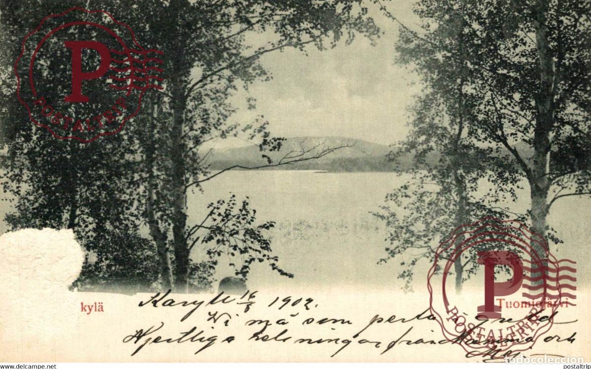 Postales: 1902 KYLA TUOMIOJARVI FINLANDE FINLANDIA FINLAND SUOMI