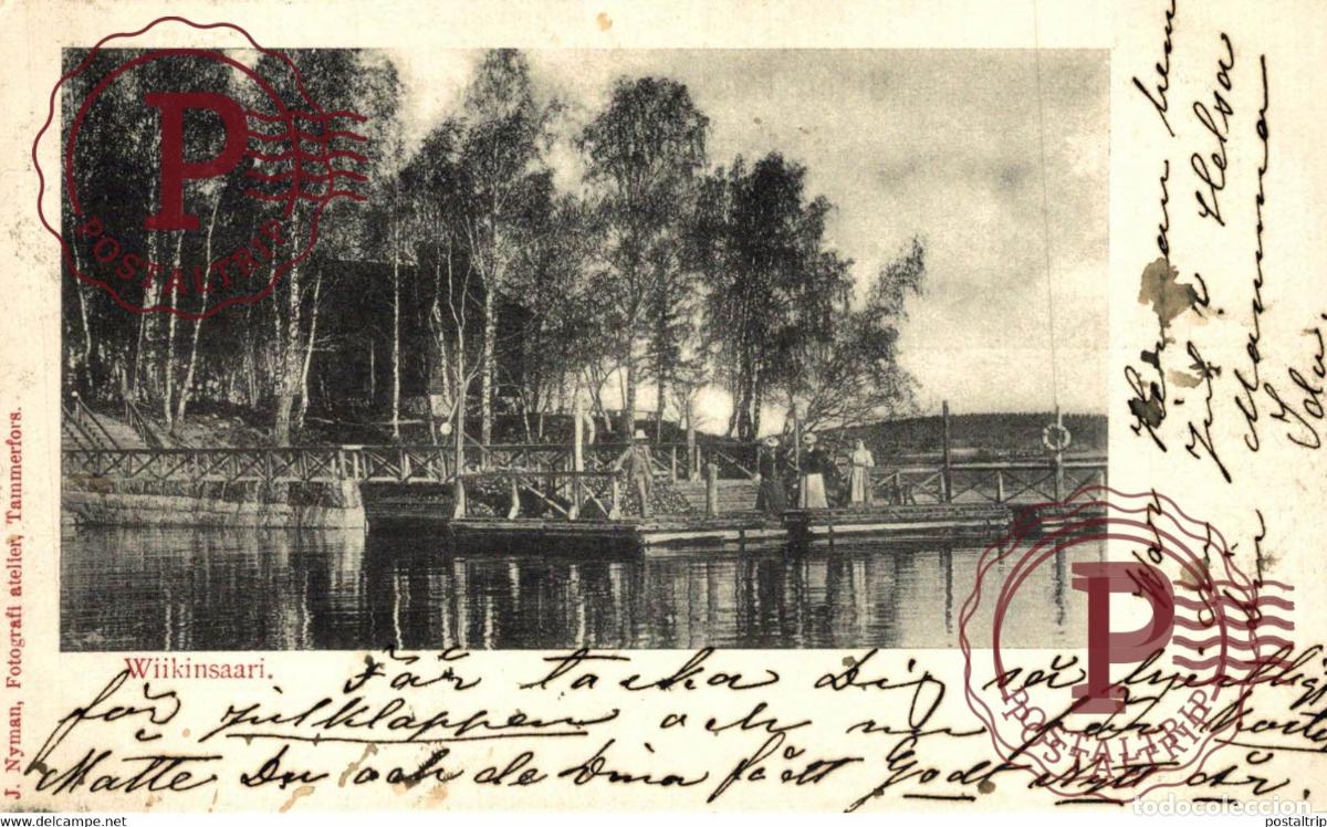 Postales: WIIKINSAARI 1902 FINLANDE FINLANDIA FINLAND SUOMI