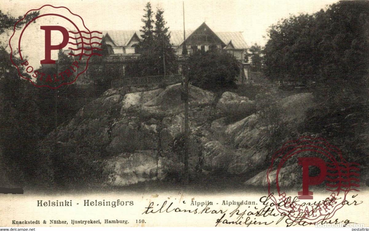 Postales: Helsingfors helsinki ALPILLA ALPUDDAN FINLANDE FINLANDIA FINLAND SUOMI