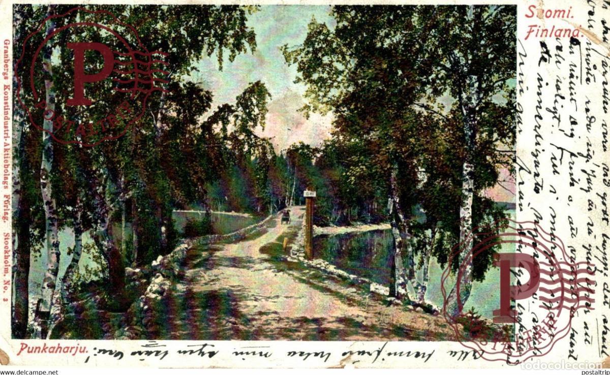 Postales: PUNKAHARJU 1908 SEE CORNERS FINLANDE FINLANDIA FINLAND SUOMI