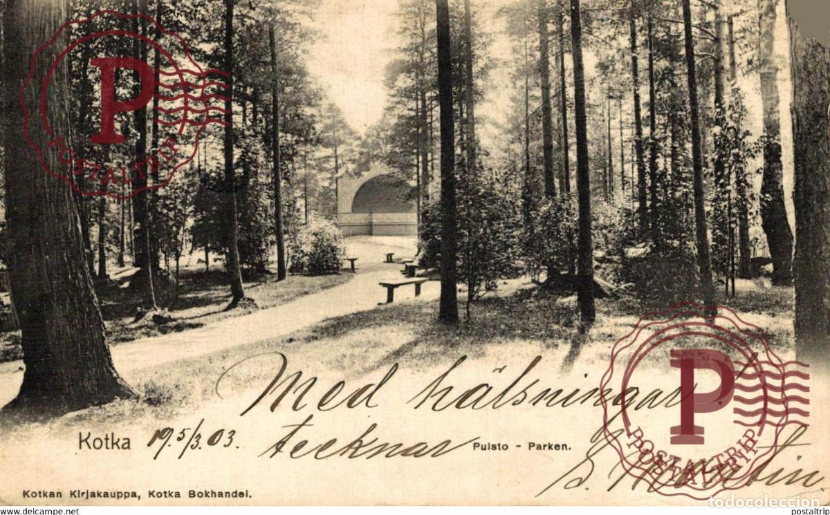 Postales: KOTKA PARKEN PUISTO FINLANDE FINLANDIA FINLAND SUOMI