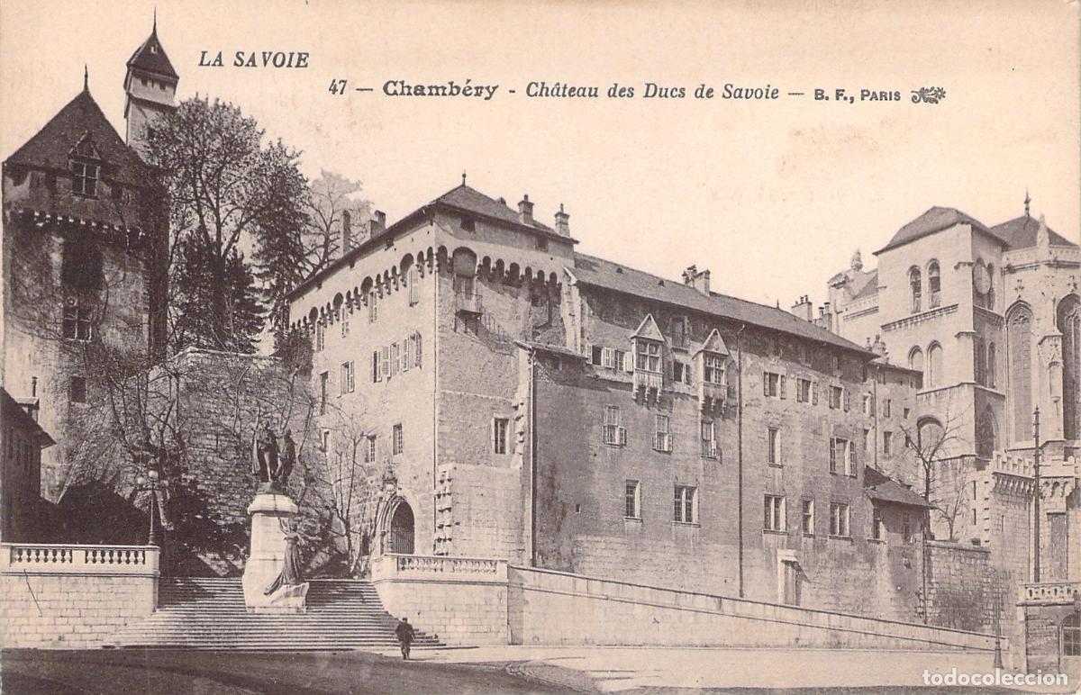Postales: Postal de Chamb&eacute;ry: Castillo de los Duques de Saboya