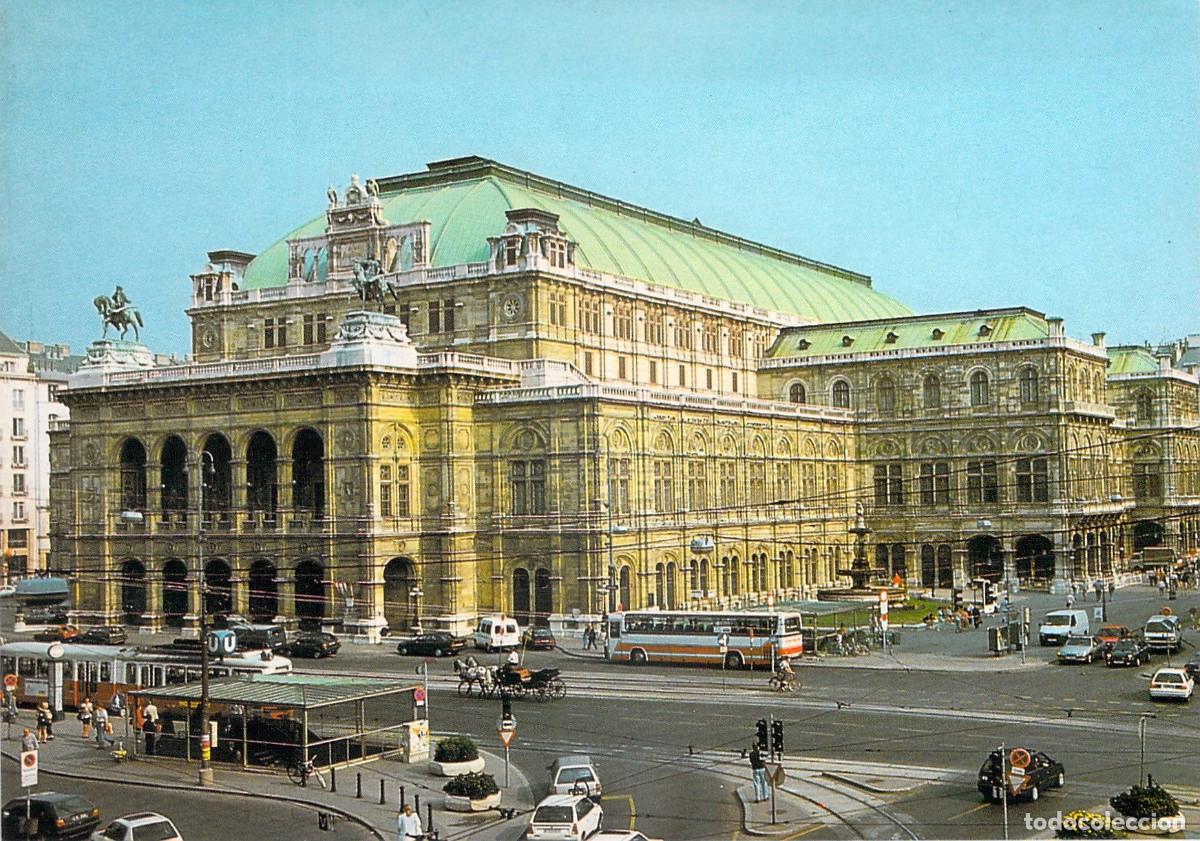 Postales: Postal de la &Oacute;pera del Estado de Viena en Austria