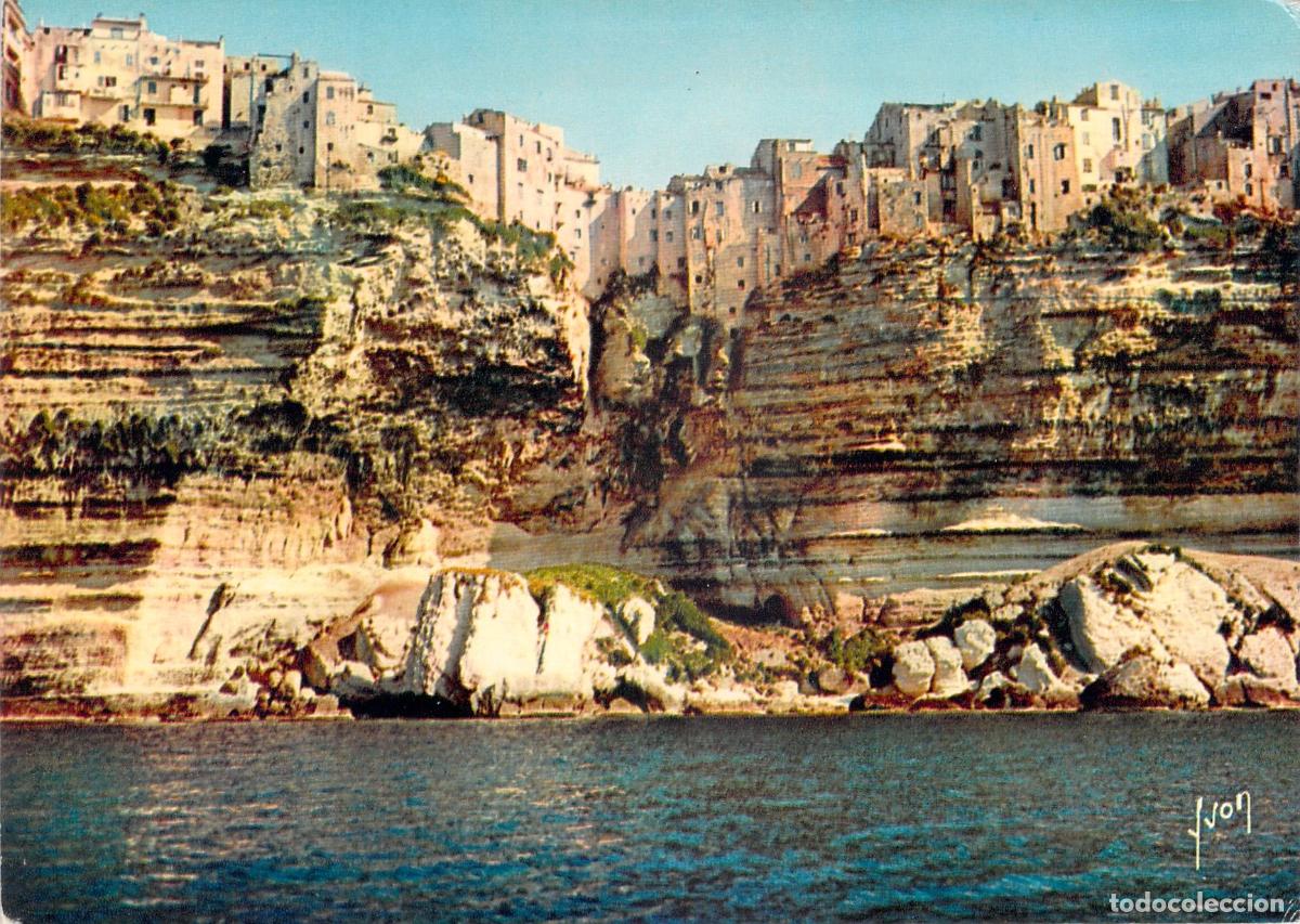 Postales: Postal de Bonifacio C&oacute;rcega Francia Acantilados y Ciudad Alta