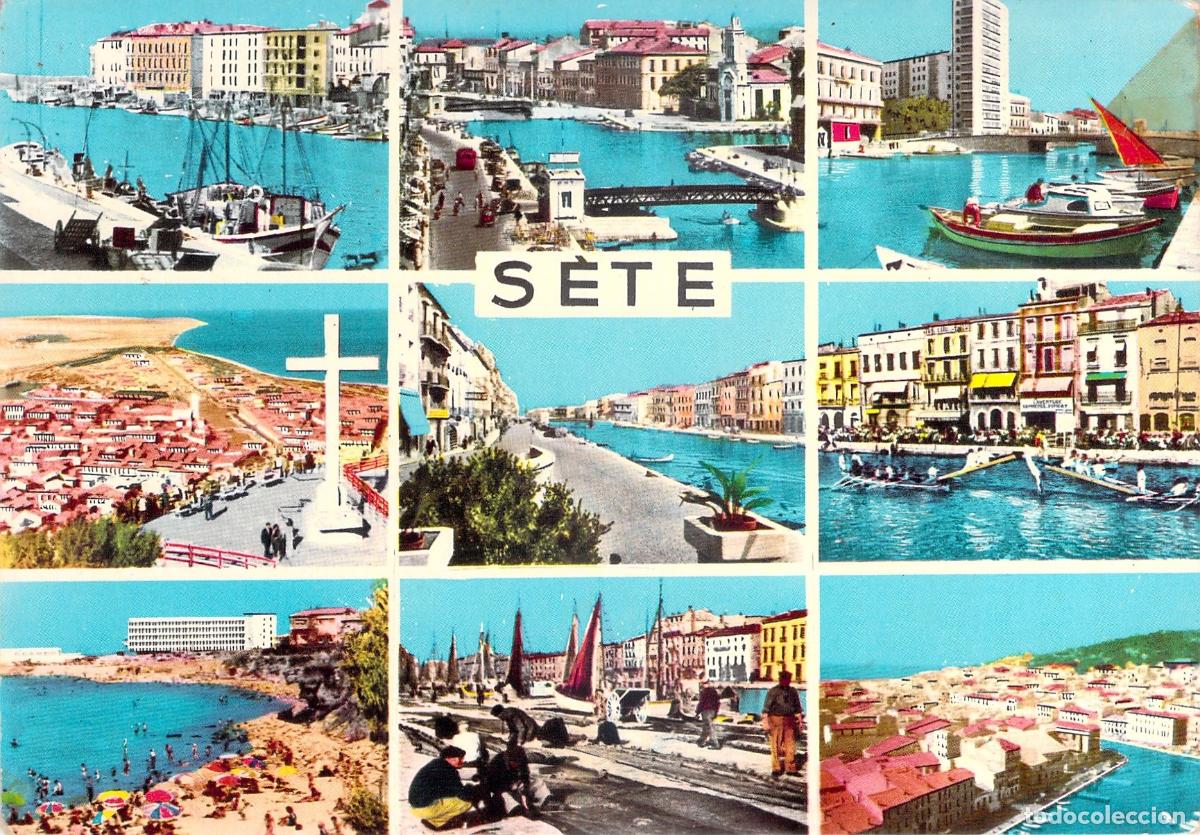 Postales: Postal Souvenir de S&egrave;te Francia Multivista