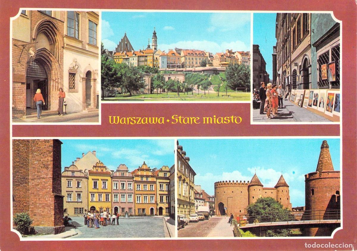 Postales: Postal de Varsovia - Vistas del Casco Antiguo y Barbacana
