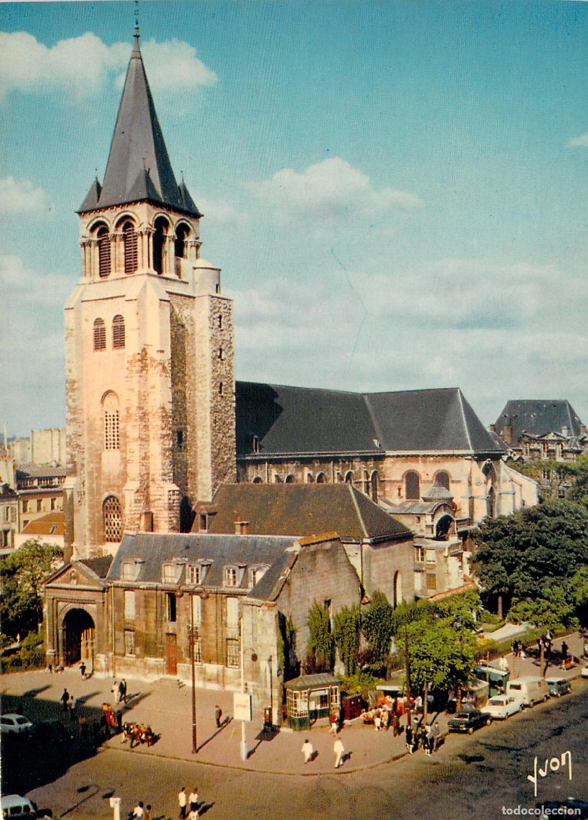 Postales: Postal Iglesia Saint-Germain-des-Pr&eacute;s Par&iacute;s Francia