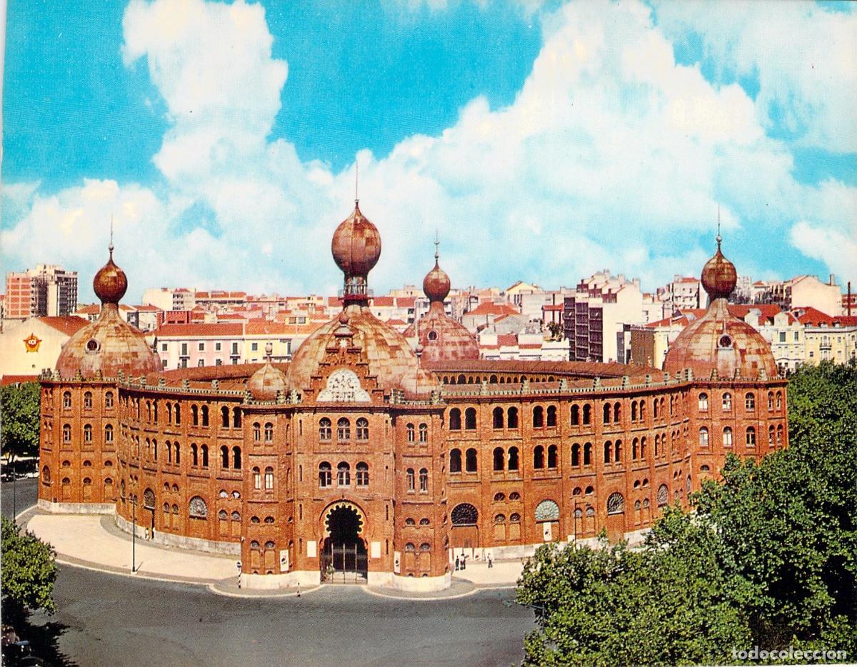 Postales: Postal Plaza de Toros de Campo Pequeno en Lisboa Portugal